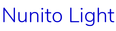 Nunito Light font